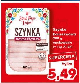 Szynka konserwowa K-classic stąd takie dobre! promocja