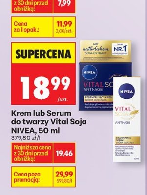 Serum do twarzy Vital Soja, 50 ml promocja w Biedronka