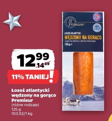 Łosoś atlantycki wędzony na gorąco (różne rodzaje)  promocja w Netto
