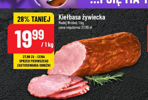 Kiełbasa żywiecka Madej & wróbel promocja w POLOmarket