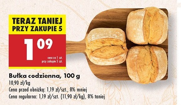 Bułka codzienna promocja w Biedronka