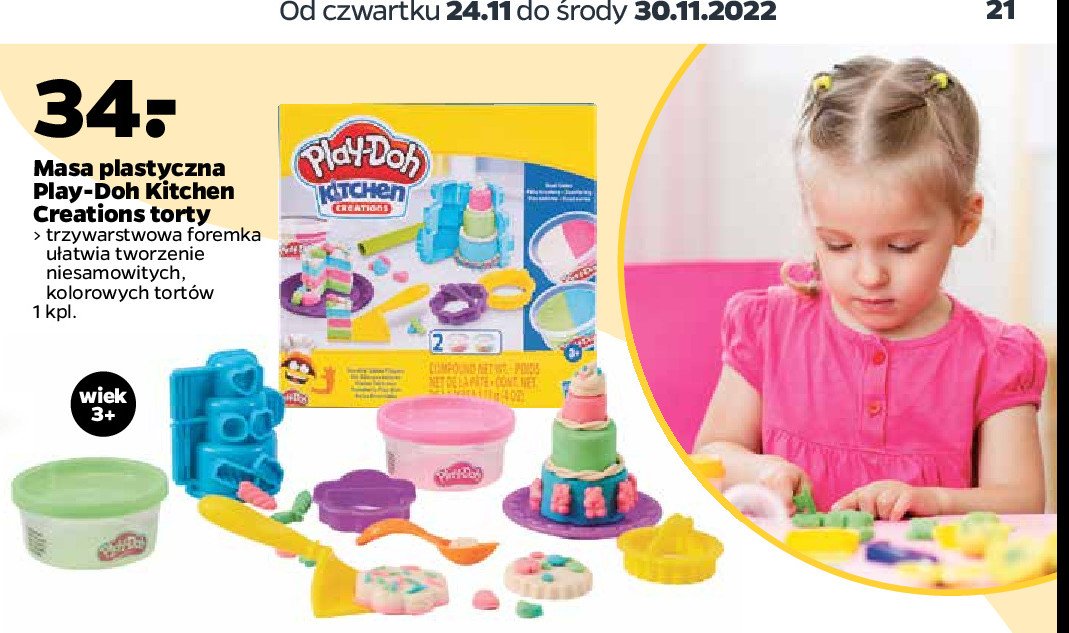 Ciastolina torty Play-doh kitchen creations promocja