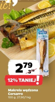 Makrela wędzona Corsarro promocja w Netto