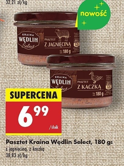 Pasztet z jagnięciną Kraina wędlin select promocja w Stokrotka