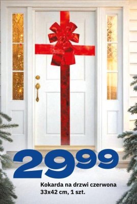 Kokarda na drzwi czerwona promocja w Twój Market