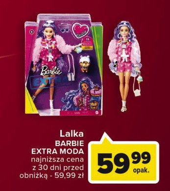 Lalka barbie extra moda Mattel promocja