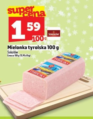 Mielonka tyrolska 100g promocja w TOPAZ