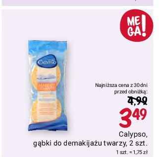 Gąbka make up remover Calypso promocja