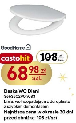 Deska WC Diani GoodHome promocja w Castorama