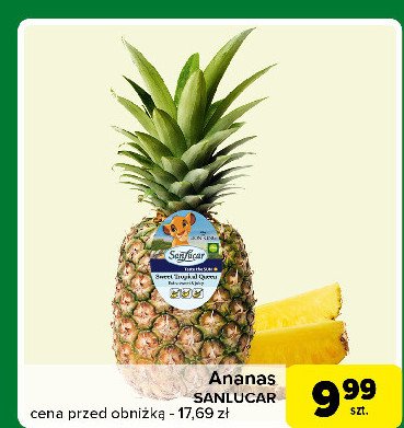 Ananas Sanlucar promocja