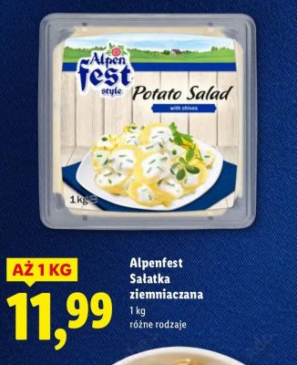 Sałatka ziemniaczana różne rodzaje promocja w Lidl