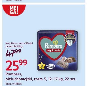 Pieluszki dla dzieci 5 promocja w Rossmann