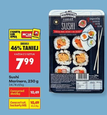 Sushi Marinero promocja w Biedronka