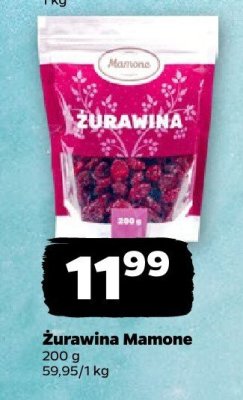 Żurawina  promocja w Netto