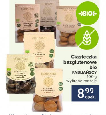 Kruche ciasteczka jaglane bezglutenowe Fabija艅scy promocja