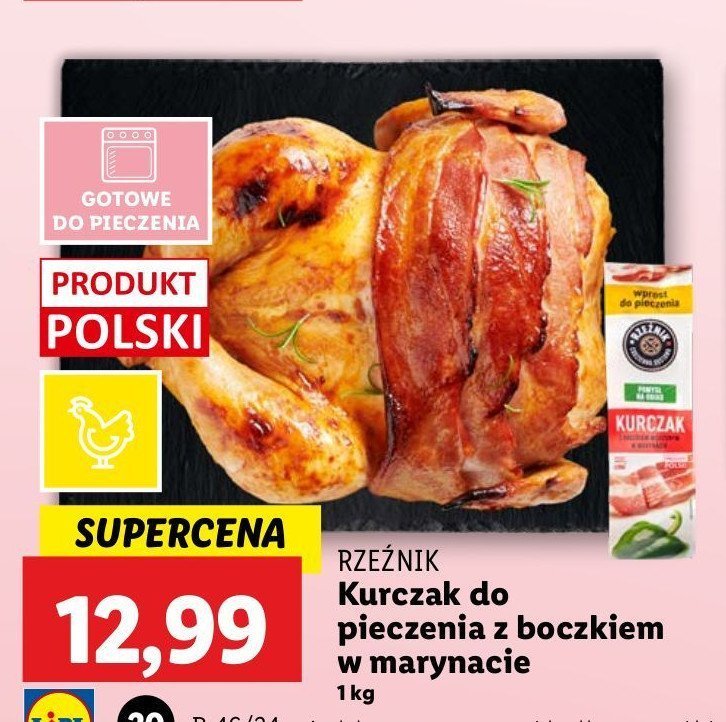 Kurczak z boczkiem w marynacie do pieczenia Rzeźnik codzienna dostawa promocja