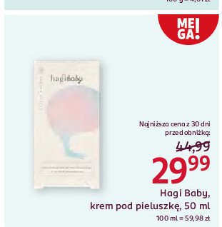 Krem pod pieluszkę z olejem konopnym HAGI BABY promocja