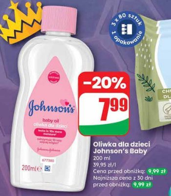 Oliwka dla dzieci Johnson's Baby promocja w Dino