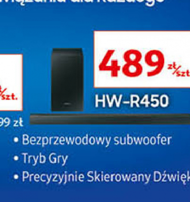 Kino domowe hw-r450 Samsung promocja