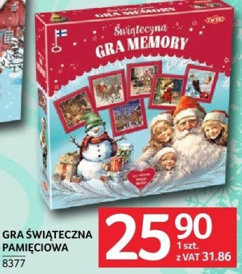 Gra świąteczna pamięciowa Memory promocja w Selgros