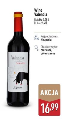 Wino Valencia promocja w Aldi