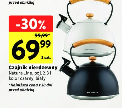 Czajnik natura line 2.3 l bia艂y Florina (florentyna) promocja