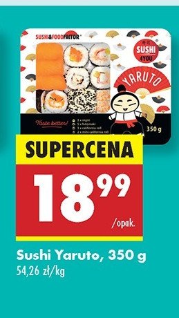 Sushi yaruto Sushi 4you promocja w Biedronka