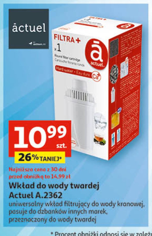 Wk艂ad filtruj膮cy owalny filtra+ Actuel promocja