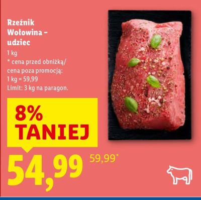 Wołowina udziec Rzeźnik promocja w Lidl