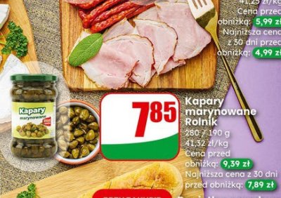 Kapary marynowane Rolnik promocja w Dino