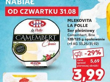 Ser camembert classic Mlekovita la polle promocja