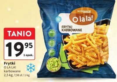 Frytki karbowane O LA LA! promocja w Intermarche