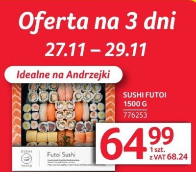 Sushi Futoi Sushi 1500 g promocja w Selgros