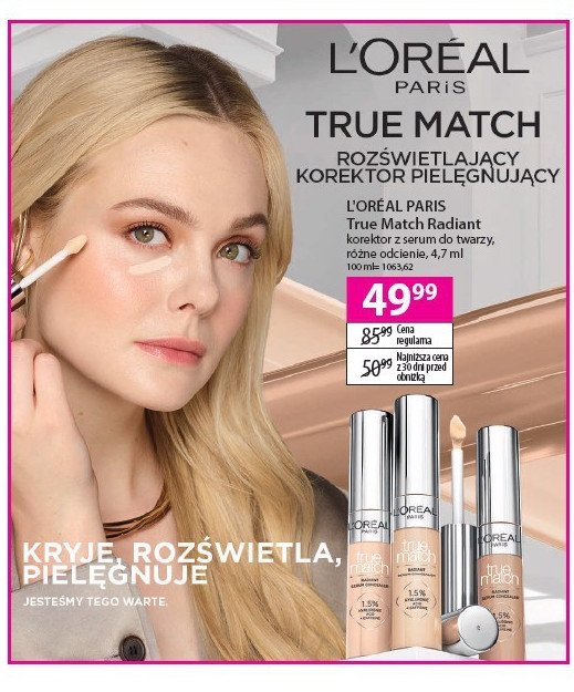 Korektor z serum do twarzy 1n L'oreal true match radiant promocja