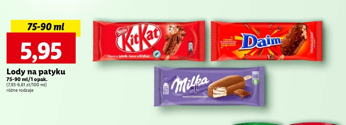 Lody Kitkat promocja w Lidl