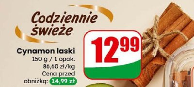 Cynamon laski promocja w Dino