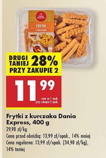 Frytki z kurczaka Danie express promocja