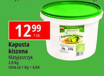 Kapusta kiszona z podlubelskiej wsi MATYJASZCZYK promocja