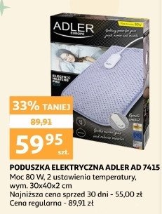 Poduszka elektryczna ad7415 Adler promocja
