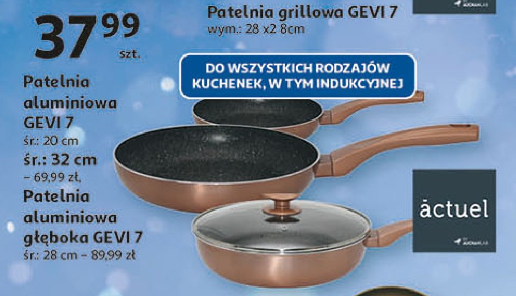 Patelnia gevi 7 32 cm Actuel promocja