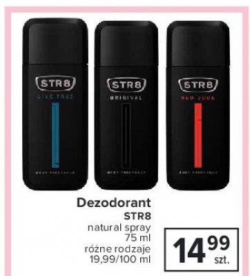 Dezodorant natural spray Str8 original promocja