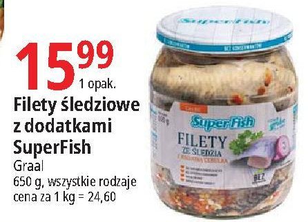 Filety śledziowe po polslu z cebulą Superfish promocja