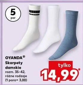 Skarpety damskie 35-42 Oyanda promocja w Kaufland