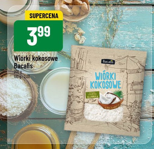 Wiórki kokosowe Bacalis promocja w POLOmarket