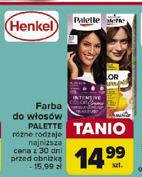 Szampon do koloryzacji włosów Palette color shampoo promocja