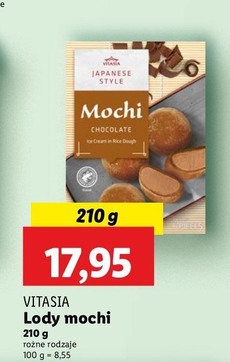 Lody mochi czekolada Vitasia japan promocja w ABC