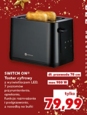 Toster cyfrowy SWITCH ON promocja w Kaufland