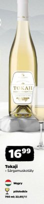 Wino Tokaji Sárgamuskotály promocja w Netto