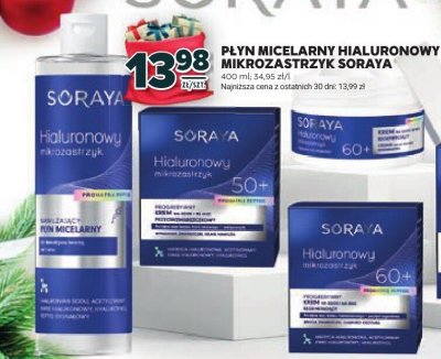 Krem hialuronowy mikrozastrzyk Soraya 50+ promocja w Stokrotka