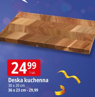 Deska kuchenna 30 x 20 cm promocja w Leclerc
